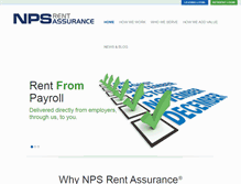 Tablet Screenshot of npsrentassurance.com